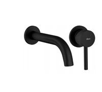 Grifo para lavabo de pedestal REA LUNGO - mate + juego de accesorios