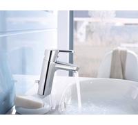 Hansa Grifo monomando de lavabo Primo XL con juego de desagüe cromo proyección 110 mm 49562203