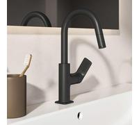 Grifo para lavabo Ideal Standard Ceralife C, altura 200 mm, con sistema de apertura mediante presión y ducha de mano extraíble