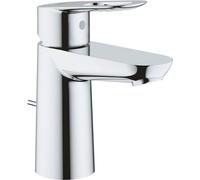 Grifo para lavabo, modelo Bauloop de GROHE, tamaño S, acabado cromado, cuerpo de latón, cartucho cerámico de 28 mm