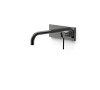 Grifo para lavabo monomando con cuerpo empotrado acabado negro metalizado Study Tres - Sin cuerpo empotrable