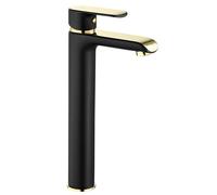 Grifo para lavabo Rea BLOOM, color y dorado, de altura elevada