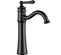 Grifo para lavabo Rea VINTAGE, color envejecido, modelo alto