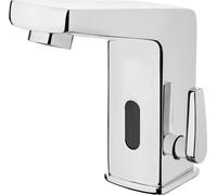 Grifo sin contacto para lavabo con control de temperatura - utiliza 4 pilas AA