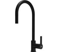 Grifo Smeg MID2MN Monomando Caño Giratorio Cromado/Negro - Grifos de cocina