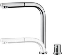 Grifo Teka Auk 983 Cromo Extraíble Y Retáctil