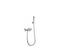 IMEX Grifo termostático Moscú BDK034-4 para bañera y ducha acero inoxidable 316 cromado