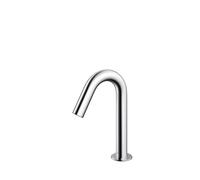 Grifo TOTO caño automático, redondo, bajo, agua fría, 2 l/min., 115mm de proyección, Función Auto, Ecocap, TLE26006E