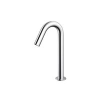 Grifo TOTO caño automático, redondo, medio-alto, agua fría, 2 l/min., proyección 126mm, Auto Function, Ecocap, TLE26007E