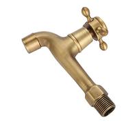 Grifo Vintage, Grifo de Montaje en Pared, Grifo de Latón Macizo Vintage Montado en la Pared, Cinta de Agua Fría única para Fregadero de Cocina, Fregona,(Grifo de la piscina de la fregona largo)