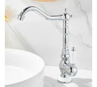 Grifos de fregadero de agua fría y caliente de cobre