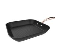 Grill de 28 cm de aluminio forjado, con revestimiento antiadherente de