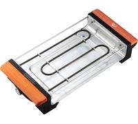 Grill ETA Vital. Número de artículo: ETA116290000. Esta plancha eléctrica de contacto, con dos superficies de cocción de 29 x 23 cm, es ideal para asar carne, pescado, verduras y para dorar productos