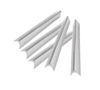 Grill Parts Zone 70376 (1,3 mm) 17 Ga. Barras saborizantes de acero inoxidable para modelos de gas Weber 1741001, Summit E-420, 1840001, 2880001, juego de 5, mercado de accesorios