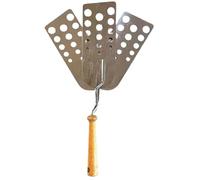 Grill Spatula - Stainless Steel/Wood Burger Flipper, Turn Hamburger, Pancak