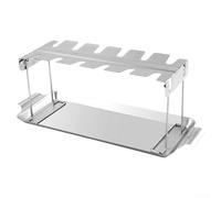 Grillzubehör Hähnchenkeulen Halter für Kugelgrill Grillzubehör | Diseño plegable, ahorro de espacio, acero inoxidable 430, adecuado para barbacoa de bolas y