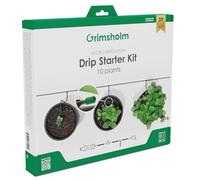 Grimsholm Kit de Inicio de Micro Riego - Goteo para 10 Plantas