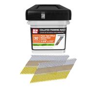 Grip Rite Prime Guard GRP8RHGH1 - Cinta de papel de 30 grados con cabeza redonda para exteriores, galvanizada, clavos, 2-3/8 x 0.12 pulgadas