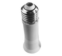GRIRIW Adaptador Telescópico de Casquillo E27 Instalación Sencilla para Uso Doméstico Extensión de Portalámparas Diseño Ajustable, Material Plástico y Metal para Bombilla