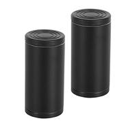 GRIRIW Cama Diseño o Aleación de Aluminio Negro Ajustables Topes 2 de Doble Ajuste Lateral Piezas Estabilizar y Evitar Ruidos para Cabecero en Sofá Mesa de Cocina