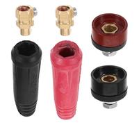 GRIRIW Conector Rápido de Soldadura Kit de 4 Unidades de Cobre y Plástico para Pistola Tig en Área de Soldadura Profesional