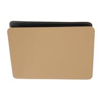 GRIRIW Cubo de Basura para Coche Plegable, Carro de Basura de Cuero Beige, Organizador Colgante en Respaldo del Asiento, Fácil de Limpiar, para Vehículos