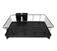 GRIRIW Escurridor de Platos de Gran Capacidad Negro para Cocina