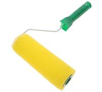 GRIRIW Rodillo de Esponja Texturizado para Pintura con Mango Ergonómico y Cobertura Uniforme, Adecuado para Pintar Paredes con Textura Decorativa Amarilla