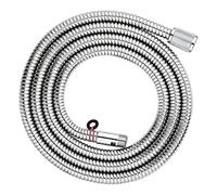 GROE Vitalioflex Metal - Manguera de ducha (2m, resistente al calor, sistema anti-torsión, conexión universal, instalación QuickFix), metal, 22116000