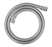 GROE Vitalioflex Trend - Manguera de ducha (1.25m, resistente al calor, sistema anti-torsión, conexión universal, instalación QuickFix), cromo, 22114000