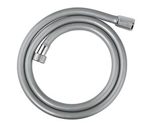 GROE Vitalioflex Trend - Manguera de ducha (1.25m, resistente al calor, sistema anti-torsión, conexión universal, instalación QuickFix), cromo, 22114000