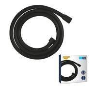 GROE VitalioFlex Trend Manguera de ducha QuickFix (1.500 mm, resistente al calor hasta 70°C, resistente a la torsión), Negro mate 287412432