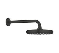 GROHE 10 221 824 TEMPESTA 210 Conjunto de ducha mural con brazo de 286 mm, 1 chorro Negro mate - ref: 10 221 824