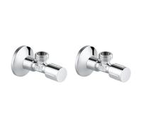 GROHE 22046000 - Llave de corte 1/2" x 1/2" (Paquete de 2)