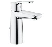 GROHE Grifo de lavabo BauEdge 23759000, cromo, con desagüe y vaciador automático, ahorro de agua, M