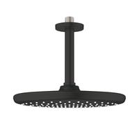 GROHE 26 669 243 TEMPESTA 250 Ducha de techo con brazo 142 mm, 1 chorro Negro Mate - ref: 26 669 243