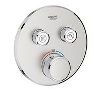 Grohe Grohtherm SmartControl - Grifo termostático de ducha empotrado, 2 válvulas, supersteel 29119DC0