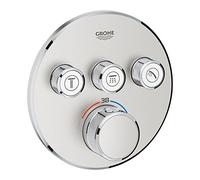 GROHE Grifo termostático de ducha empotrado Grohtherm SmartControl 29121DC0 3 válvulas Súper acero