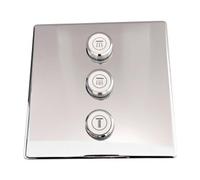 GROHE 29127000, Mezclador de ducha, Válvulas giratorias, Metal, Cromo