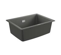 Grohe 31655AT0 - K700 Bajo encimera Fregadero de granito, Gris (Granite Gray), 61 x 45.7 cm