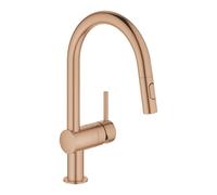 GROHE 32 321 DL2 MINTA Monomando Fregadero Caño C Cobre Cepillado - ref: 32 321 DL2