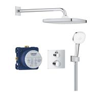 GROHE 34 871 000 TEMPESTA 250 Cube Grohtherm Conjunto empotrado con ducha mural Cromo - ref: 34 871 000