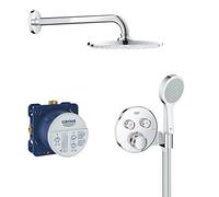 Grohe Grohtherm SmartControl conjunto bañera/ducha empotrado con termostato con rociador con efecto lluvia cromo 34743000