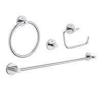 Grohe Essentials - Set de accesorios de baño, cromo 40823001