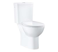 Grohe Bau Ceramic - Conjunto de inodoro completo con cisterna y asiento softclose, rimless, blanco alpino 39496000
