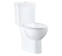 Grohe Bau Ceramic - Conjunto de inodoro completo con cisterna y asiento softclose, rimless, blanco alpino 39604000