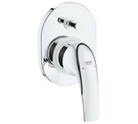 Grohe BauCurve - Grifo de ba?era empotrado, con cuerpo de montaje, cromo 29043000