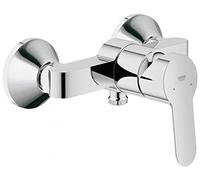 Grohe, BauEdge, Grifo de baño, Mezclador monomando de ducha, Válvula de retención integrada, Cromo, 23333000