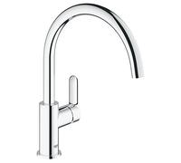 GROHE Grifo de cocina BauEdge monomando giro 360° caño alto 1/2" cromo 31367000