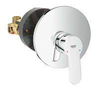 Grohe BauEdge - Grifo de ducha empotrado con cuerpo, cromo 29078000